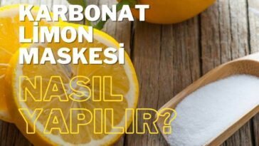 Karbonat Limon Maskesi Nasıl Yapılır