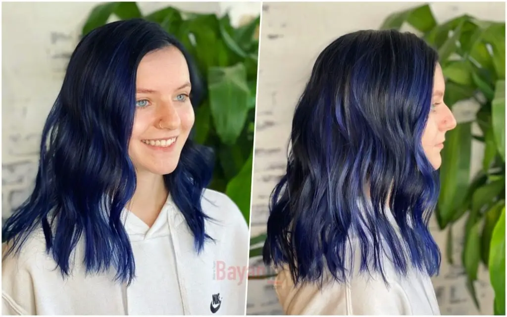 Mavi Siyah Saç Rengi Nasıl Yapılır