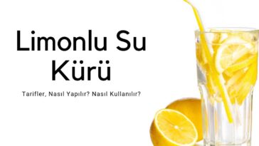 Limonlu Su Kürü Tarifleri