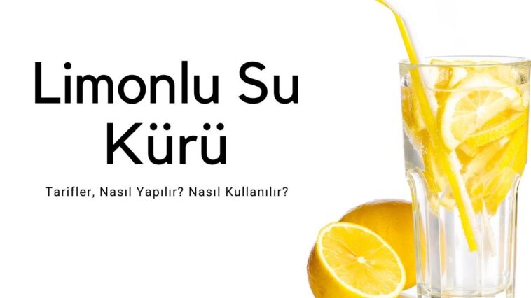 Limonlu Su Kürü Tarifleri