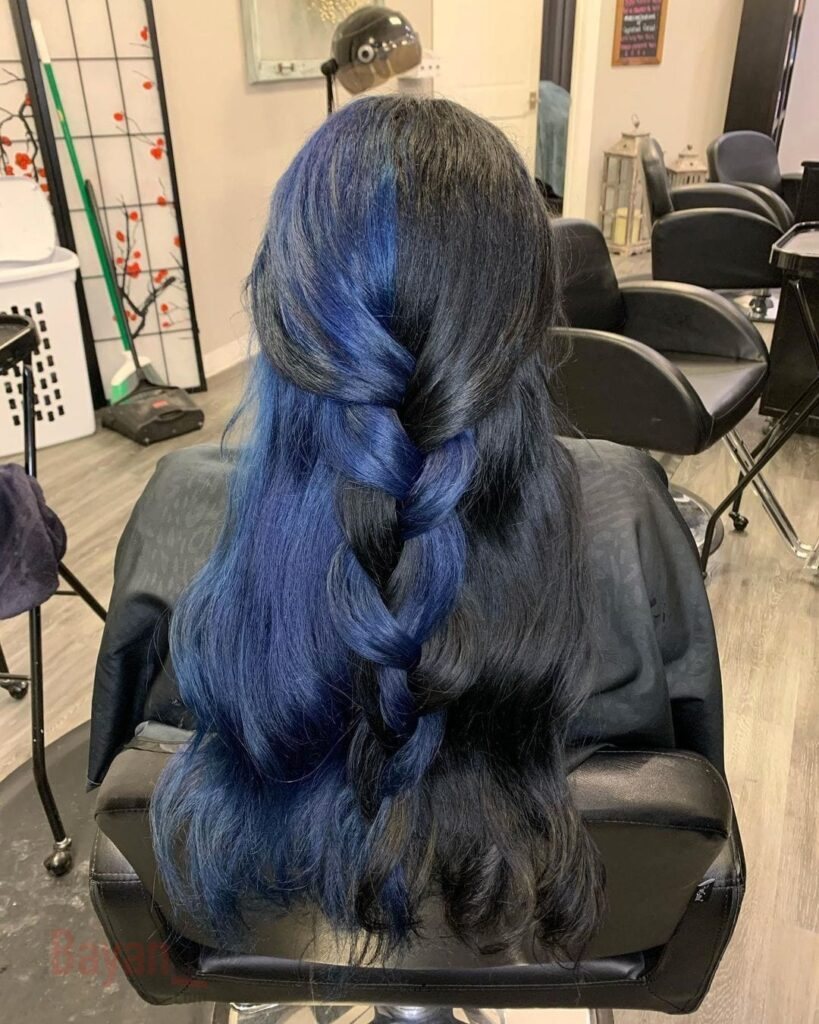 Blue Ombre for Black Hair