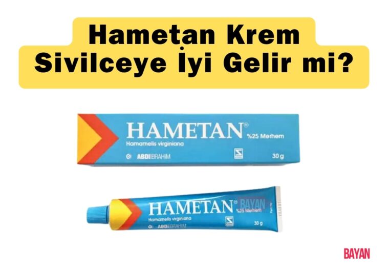 Hametan Sivilceye İyi Gelir mi